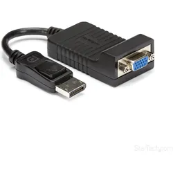 StarTech Displayport To VGA Converter (DisplayPort), Video Adapter, Schwarz