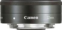 Canon EF-M 22 mm F2.0 STM 43 mm Filtergewinde (Canon EF-M Anschluss) schwarz