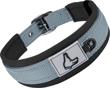 Inspire Picks ComfortGuard Reflective Dog Collar For Small, Medium & Large Dogs grey m