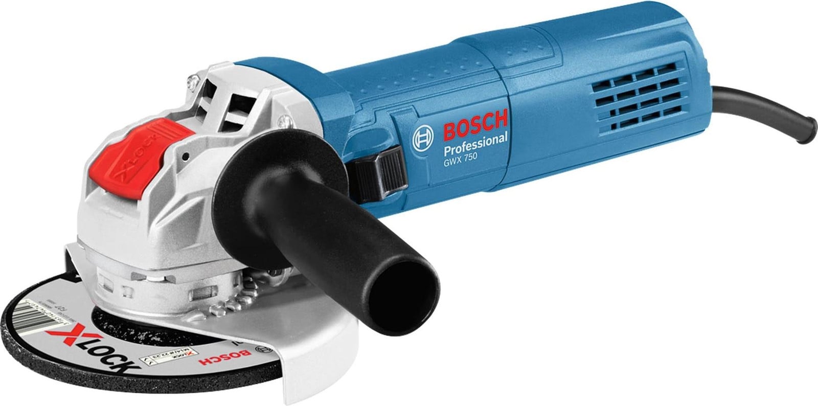 Bosch GWX 750-125 Professional haakslijper, 750 W, geschikt voor X-LOCK-accessoires, 125 mm