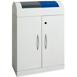 Stumpf Sammelstation 2-fach TD 2, Abfalleimer, Grau