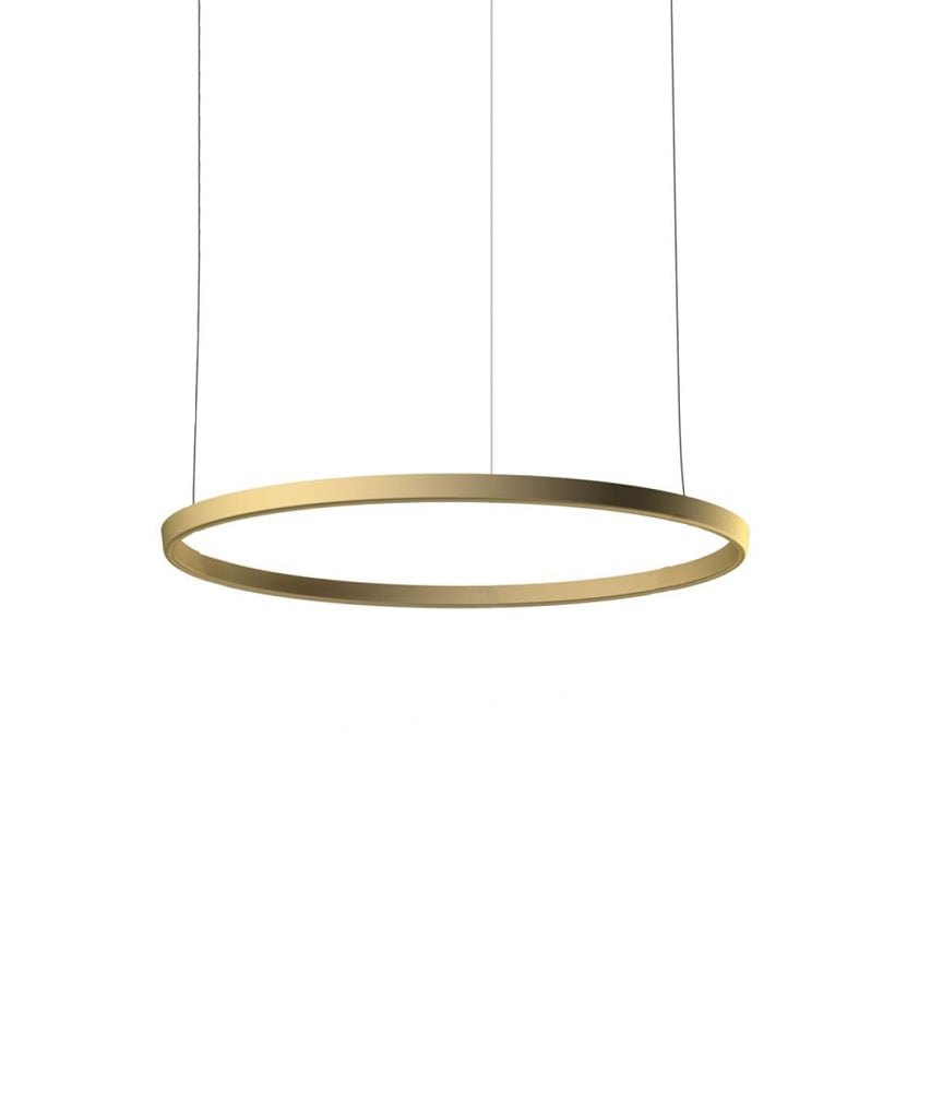 Luceplan Compendium Circle Pendelleuchte (Ø 72cm, aluminium, warmweiß (3000 K)) Ø 72cm | aluminium | warmweiß (3000 K) 1D810C070020+1D810/400000