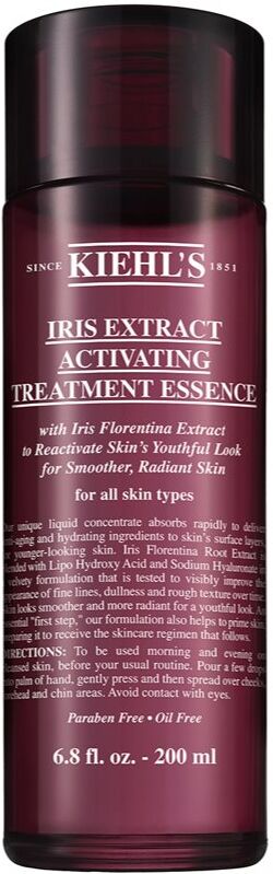 Kiehl's Iris Extract Activating Treatment Essence hydrating essential water for all skin types including sensitive 200 ml