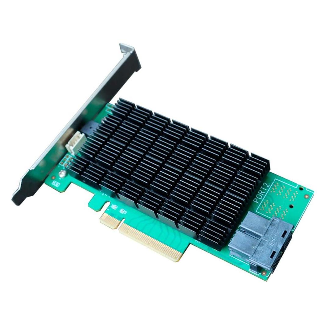 HighPoint Rocket 710L 8x Port to PCIe 3.0 x8 12Gb/s SAS DAS (R710L)