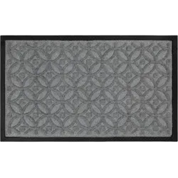 WECONhome Fußmatte Midnight Mosaic hell grau 40x60 cm