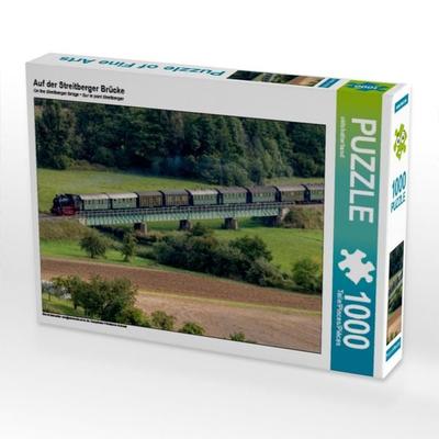 CALVENDO Puzzle Auf der Streitberger Brücke | 1000 Teile Lege-Größe 64x48cm Foto-Puzzle für glückliche Stunden