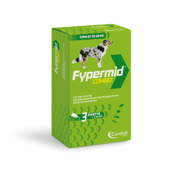 Fypermid Combo 134 mg/120,6 mg Soluzione Spot-on Cani Taglia Media