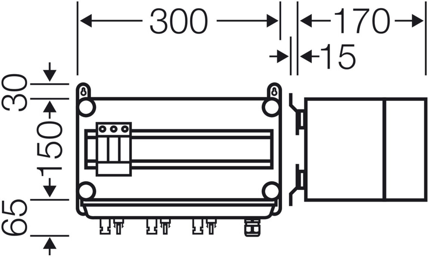 Hensel PV-Generator-Anschlusskasten PV-GAK mit ÜSE Mi PV 1121 (20001178)