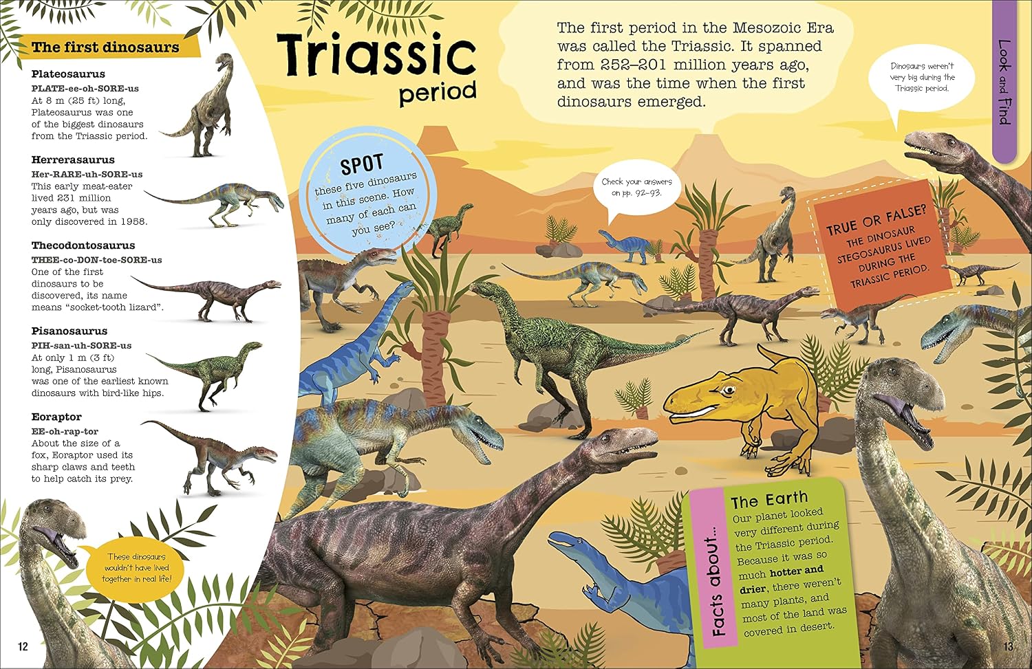 DK Children The Fact-Packed Activity Book: Dinosaurs by DK