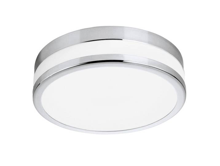 Celina Badezimmer-Deckenleuchte Santos, Weiß, Chromfarben, Metall, Glas, rund, 6 cm, Lampen & Leuchten, Innenbeleuchtung, Deckenleuchten, Deckenleuchten