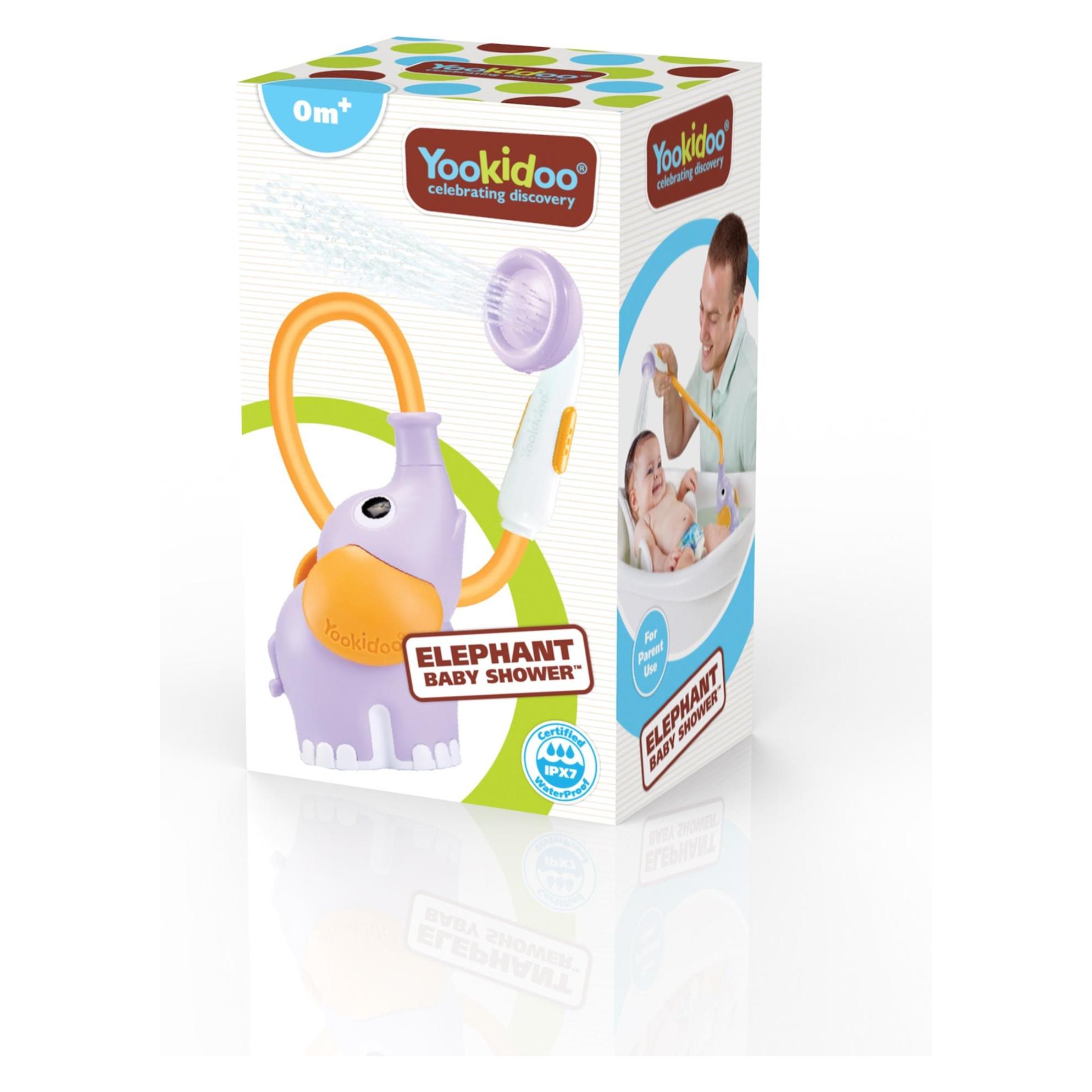 Yookidoo Elephant Baby Shower - Purple - Versione Web (YO40360 ON)