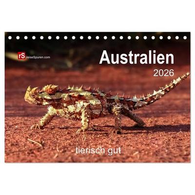 Australien tierisch gut 2026 (Tischkalender 2026 DIN A5 quer), CALVENDO Monatskalender