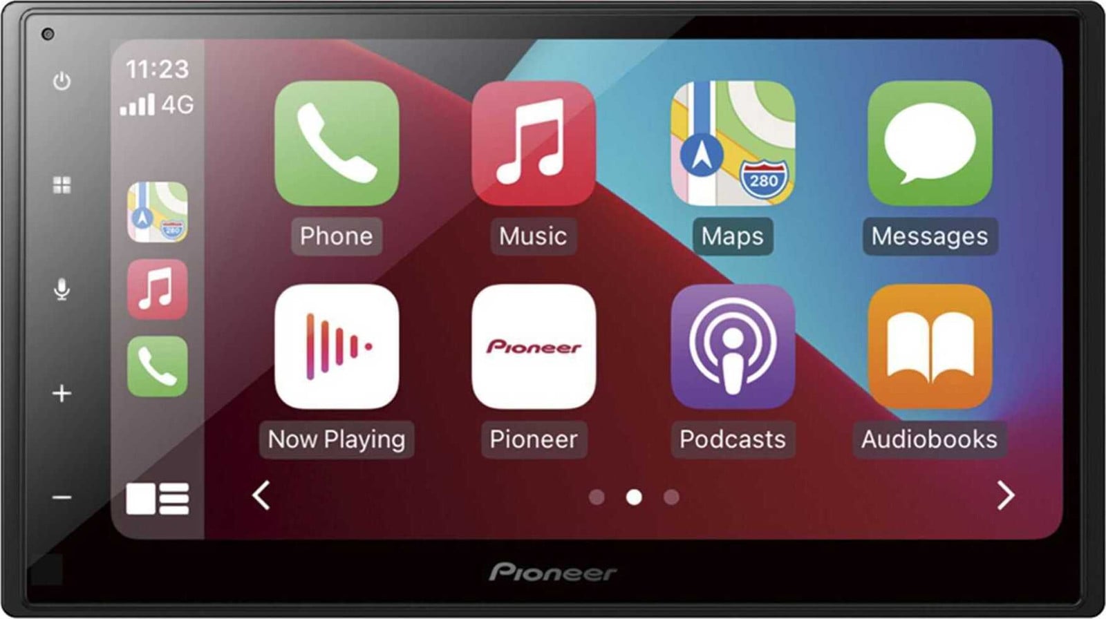 Pioneer Multimedia Car Radio met 7 inch 2DIN scherm, DAB, USB, achteruitrijcamera ingang, Apple CarPlay en Android Auto