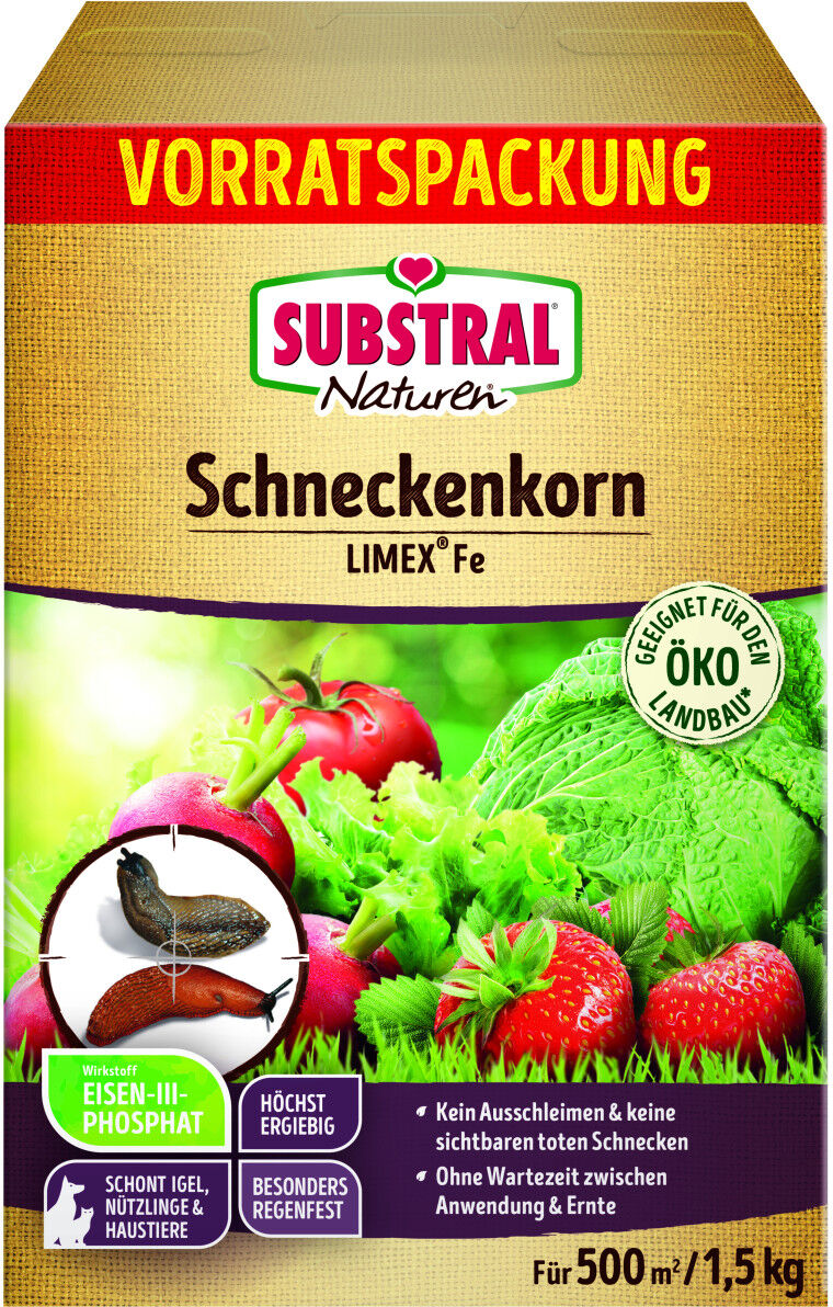 Substral Naturen Schneckenkorn Limex Fe 1,5 kg
