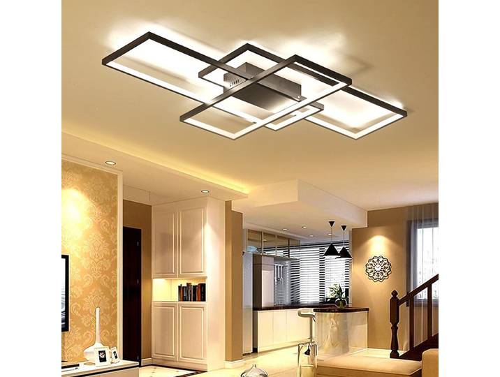 Télécommande salon plafonniers moderne Dimmable LED plafonniers Restaurant LED plafonnier salle à manger éclairage