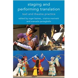 Staging and Performing Translation, Fachbücher