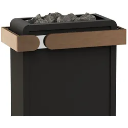 Harvia HOLZRELING klein für Saunaofen Harvia CONCEPT R MINI,, aus Walnussholz, ohne Halterungsset