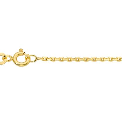 Collierkettchen FIRETTI "Schmuck Geschenk Gold 333 Ankerkettengliederung in mehreren Breiten" Gr. 50, gold (gelbgoldfarben), Halsketten, Damen, 50, Gelbgold 333, B: 1,6mm, B:1,6mm