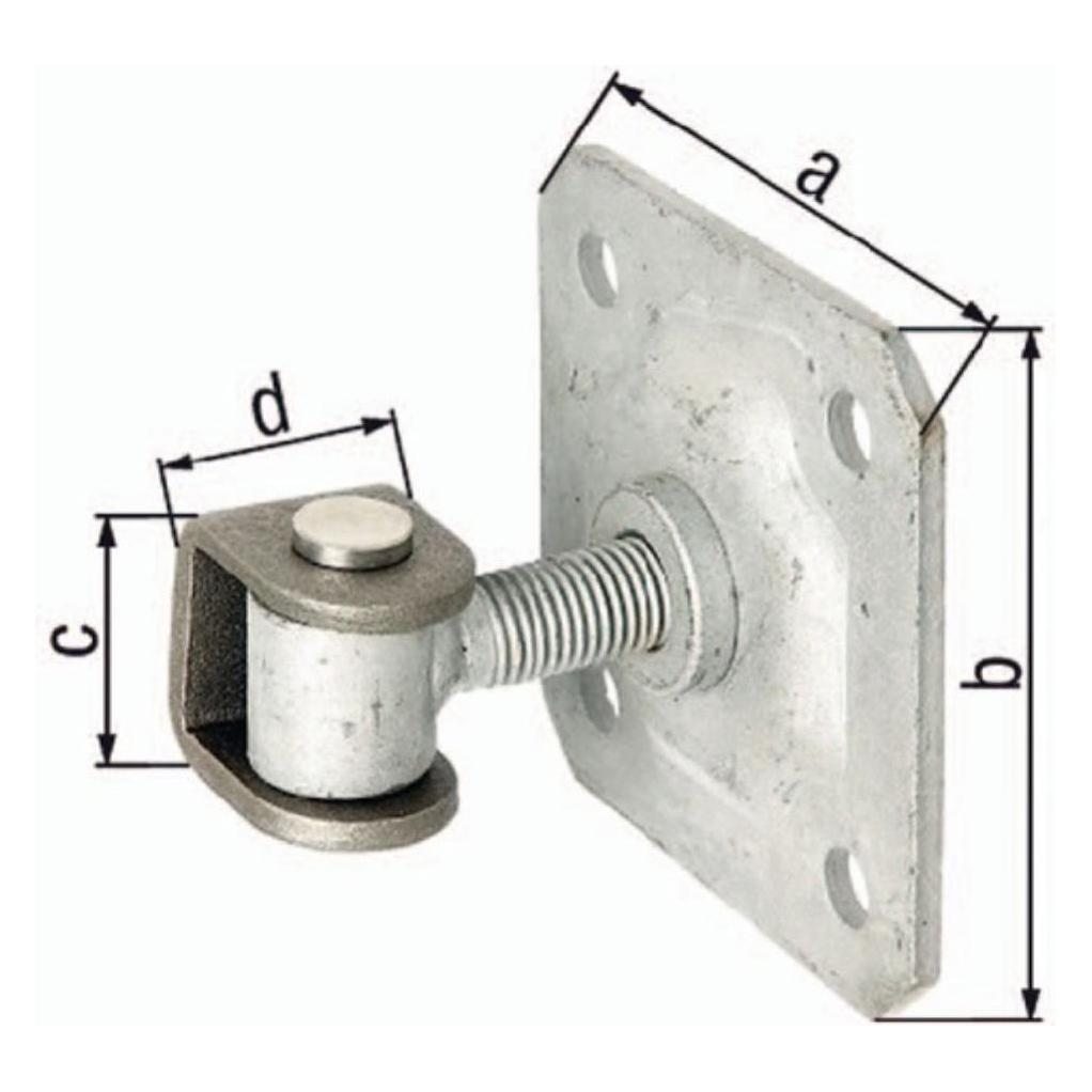 GAH Torband 100x100x37x30mm Stahl roh (418397)