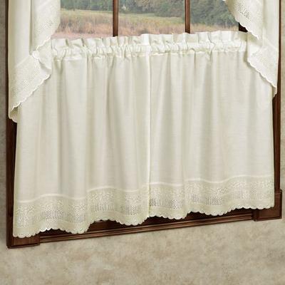 H.c. International, Inc. Danielle Tier Pair, 58 x 24, White