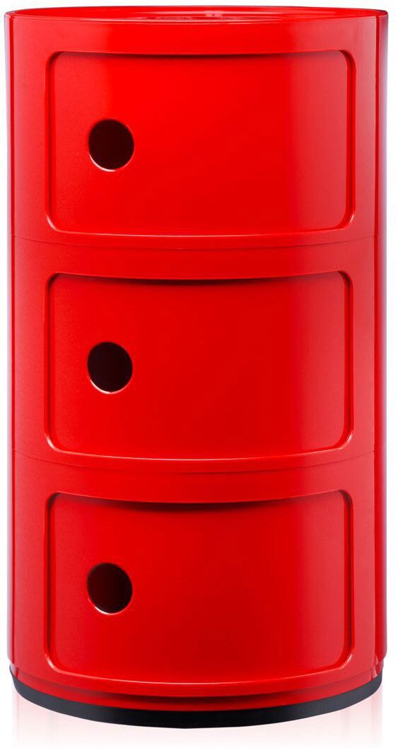 Kartell Componibili 3 Elemente Container (rot) rot