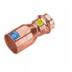 Sanpro Pressfitting Kupfer Reduzierstück, Größe V 28 - Abgang 35 mm