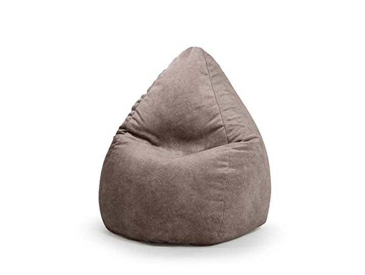 SITTING POINT only by MAGMA Sitzsack Karolina XL Samt Taupe