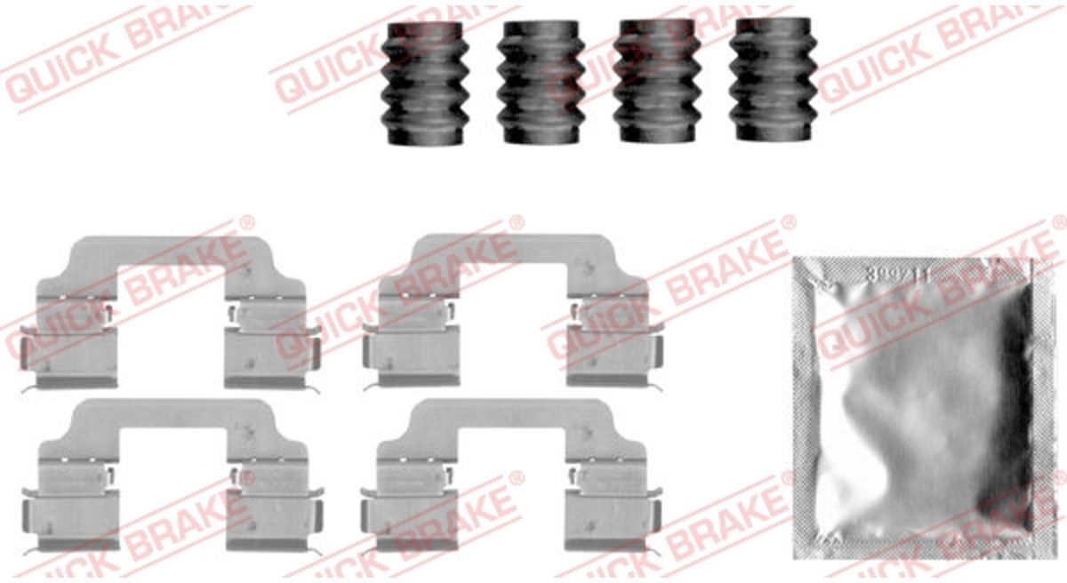 Zubehörsatz, Scheibenbremsbelag QUICK BRAKE 109-1828