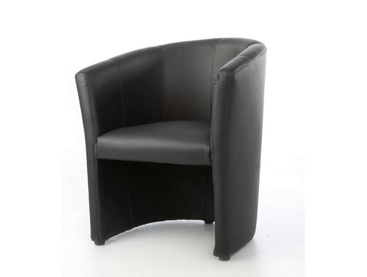 Kamil Cocktailsessel Design Cocktailsessel Sessel Clubsessel Loungesessel Farbe schwarz (1 Set Karton, 1-St., 1 Sessel), Lieferung kommt Aufgebaut