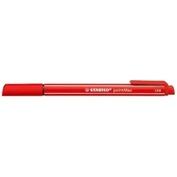 STABILO pointMax Filzstift 0.8 mm, Farbe Gehäuse: Karmin