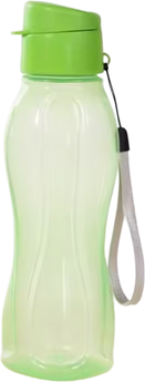 Universal Stock Large Water Bottle Leak Proof Sports Water Bottle With Flip Top Lid & Carry Strap green