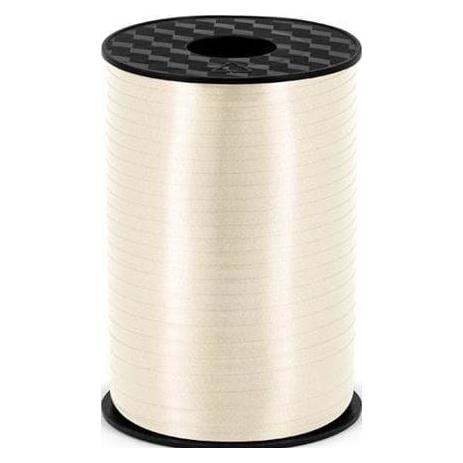 Partydeco Plastic ribbon, light cream, 5mm/225m (1 pkt / 1 pc.) (1x) (PRP5-079J)