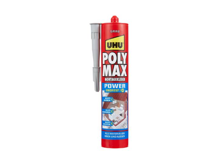 UHU Poly Max Power grau 425g