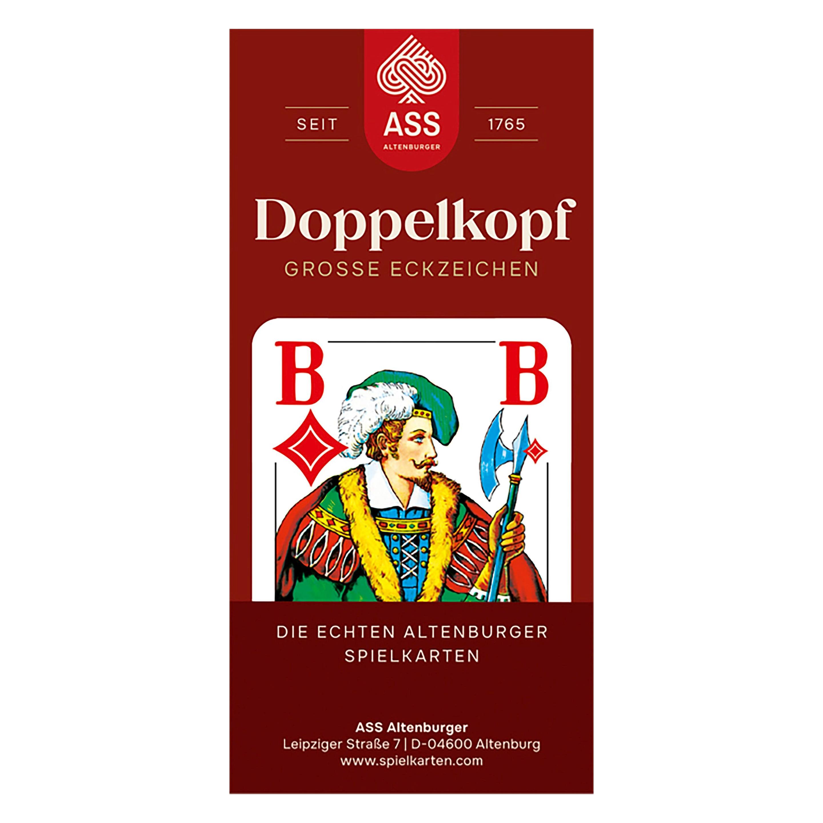 ASS Altenburg Doppelkopf grosse Eckzeichen französisches Bild (Deutsch, 4 Spieler) (10052456-0001)