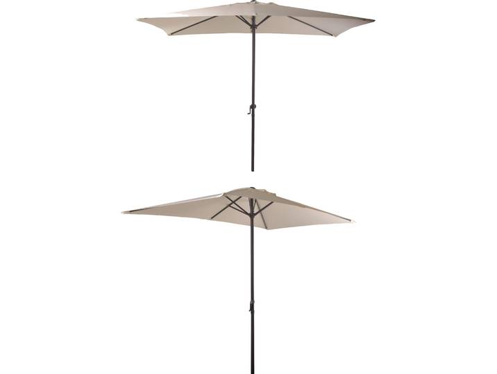 Sonnenschirm GARDEN PLEASURE, beige (creme), Bezug: 100% Polyester, Standschirme, Sonnenschirm, Sonnenschirm, 250 ×145 cm