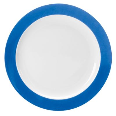 COLOURS Dessertteller (mit Fahne) - (Ø 20 cm) - Blau, 6er Set
