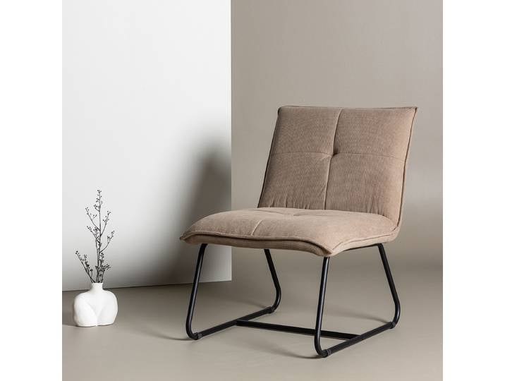 Sessel Madison Braun Webstoff 59 x 79 x 77cm