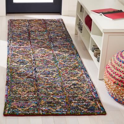 SAFAVIEH Handmade Nantucket Bozhanka Contemporary Cotton Rug