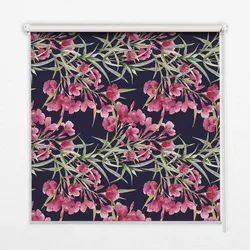 INNENROLLO - Fensterrollo - Rollo - 90x180 cm - Exotische Blume