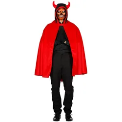Metamorph Roter Teufelsumhang für Erwachsene (One Size)