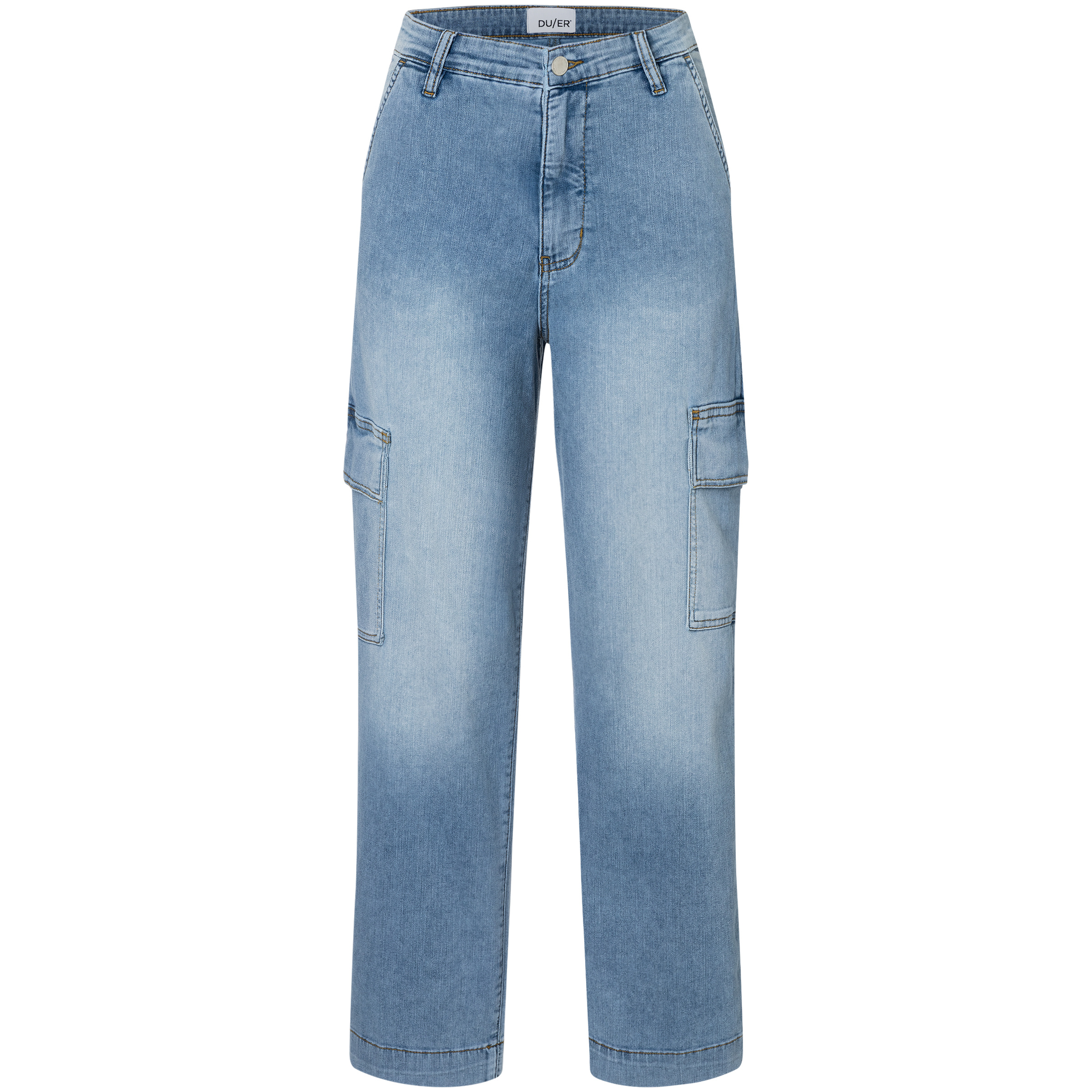 Duer Performance Lite High Rise Cargo Damen Jeans & Freizeithose blau Größe S Lifestyle Hautfreundlich