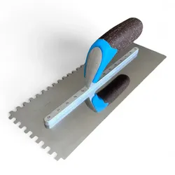Tile Rite - Premium Zahnkelle (Edelstahl) mit Kork-Griff (Zahnungen 4 / 6 / 8 / 10 / 12 mm) - 6,0 mm