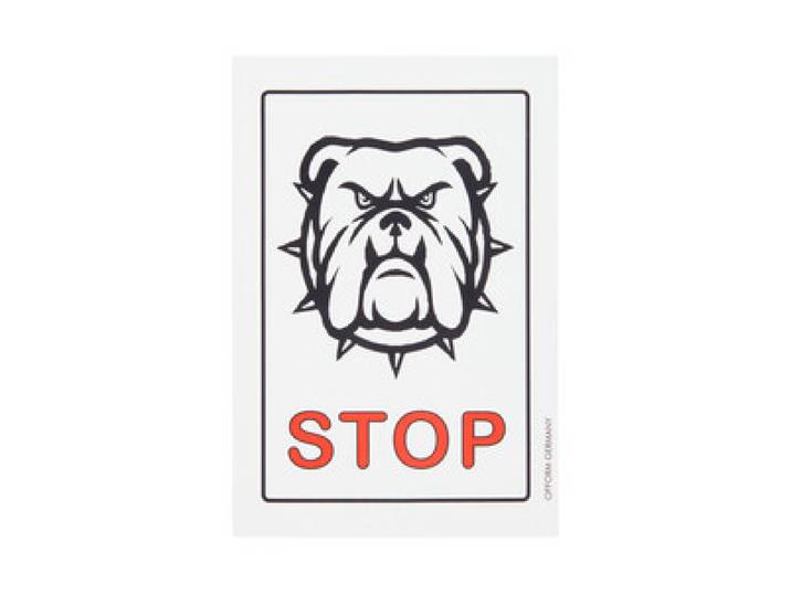 Hinweisschild Vorsicht Hund 15 × 10 cm