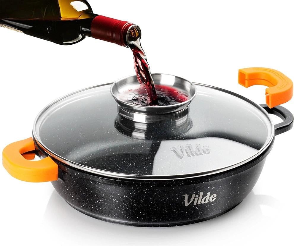 Northix Pan met glazen deksel, 28 cm, 3,3 liter
