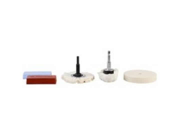 PARKSIDE® Jeu de brosses métalliques / Jeu de polissage / Jeu de brosses en nylon / Pompe pour perceuse, 4 pièces / 7 pièces / 1 pièce (set de polissage)