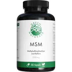 Green Naturals Msm 2100 mg Vegan Hochdosiert 180 ST
