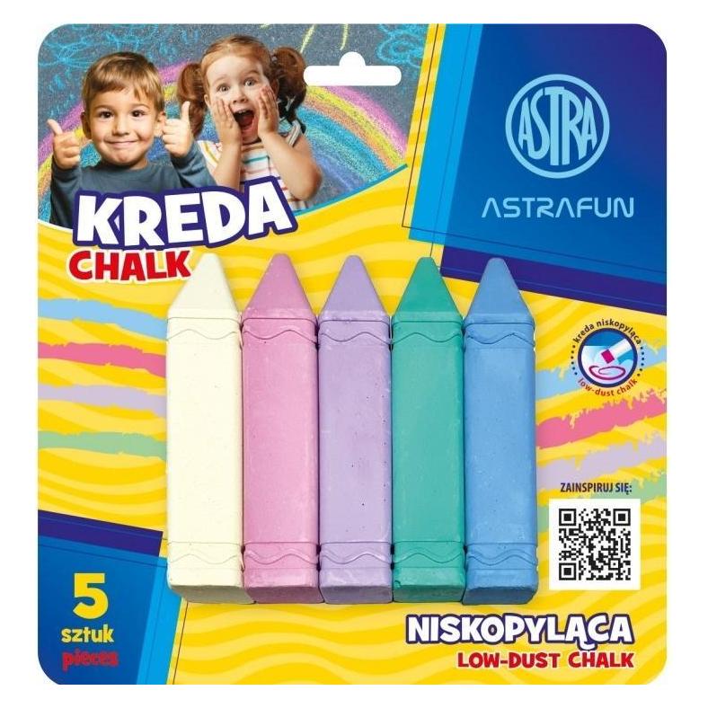Astra Jumbo quadratische Kreide Fun 5 Stk. (5x) (48986639)