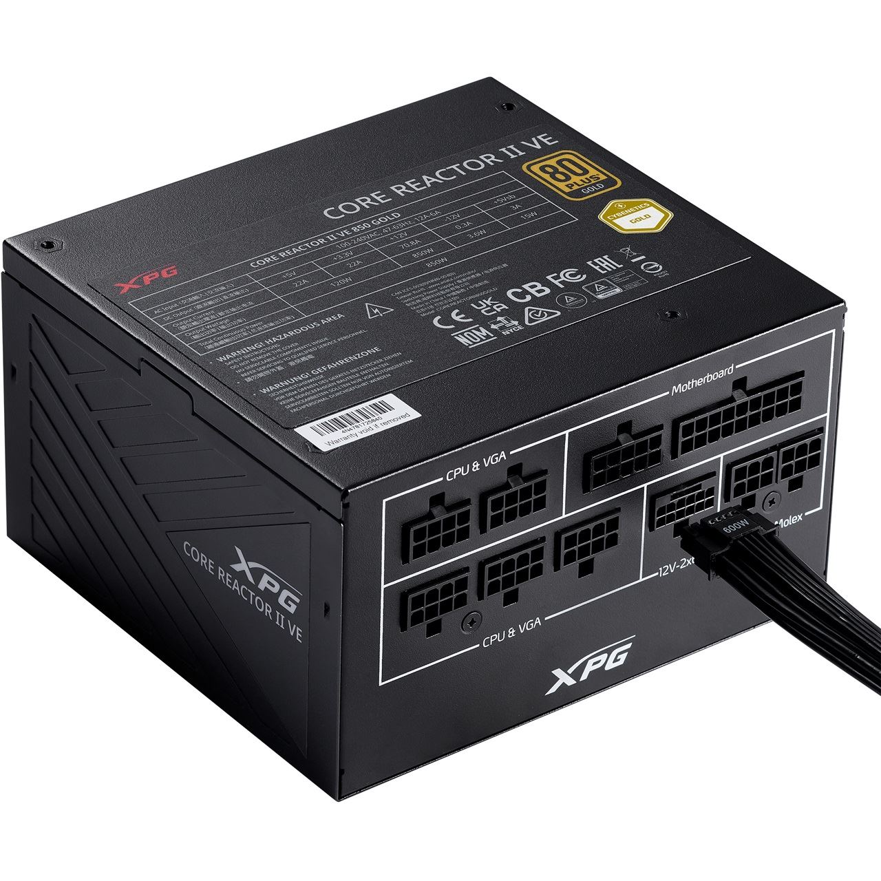 750 Watt ADATA XPG Core Reactor II VE Modular 80+ Gold
