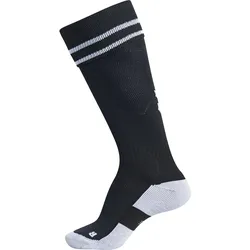 HUMMEL ELEMENT FOOTBALL SOCK BLACK/WHITE - 31-34
