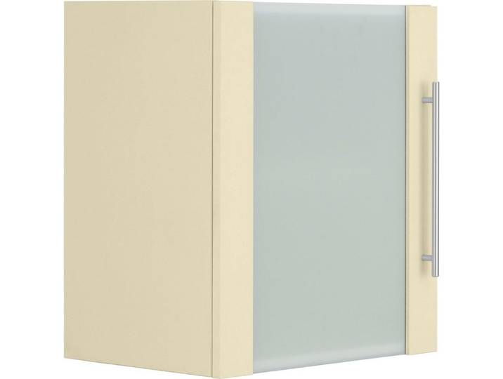 wiho Küchen Glashängeschrank Unna Front mit Glaseinsatz